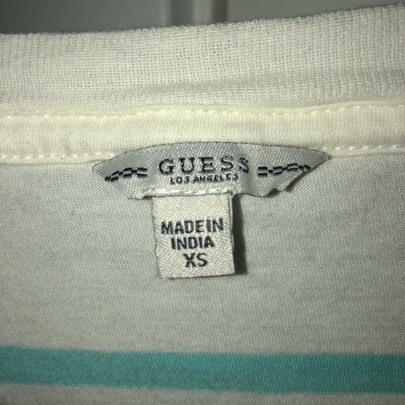 GUESS Striped Crop Top - Picture 5 of 5